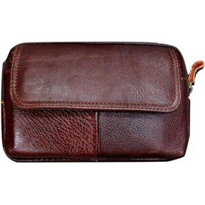 Belt Pouch WaistBag Phone BeltBag Wallet Purse Loop Holster Case Vintage Leather